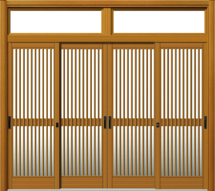 即決■味のある千本格子戸【格子窓】4枚セット■巾86×100cm■古建具古民具昭和レトロ時代古道具アンティーク骨董和室古民家リノベーション R-062654 アンティーク建具 小窓付き 回転する小窓付きが珍しいシンプルな