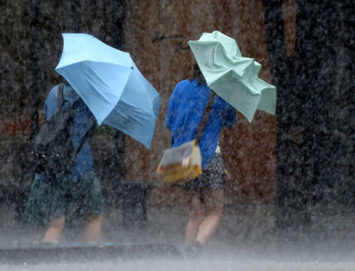 日本で台風が増加・強大中