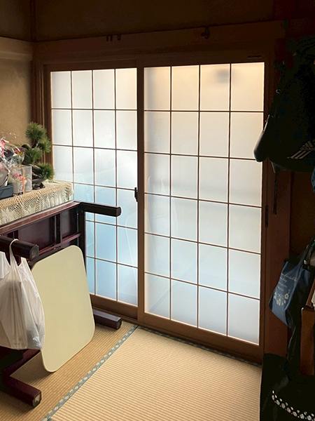 川越市内窓設置after-和室引違い