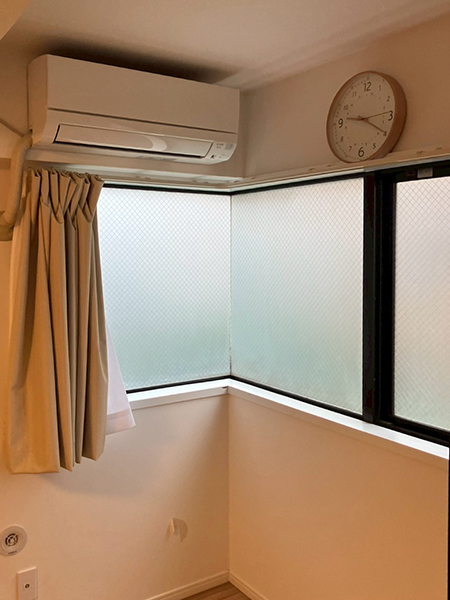 内窓設置防音対策-工事前-コーナー窓