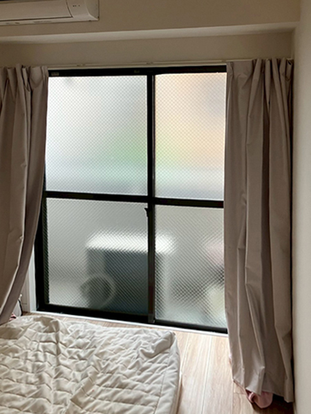 内窓設置防音対策-工事前-掃出し窓