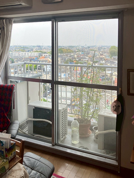 内窓リフォーム川口市マンション|beforeウチリモ設置前③