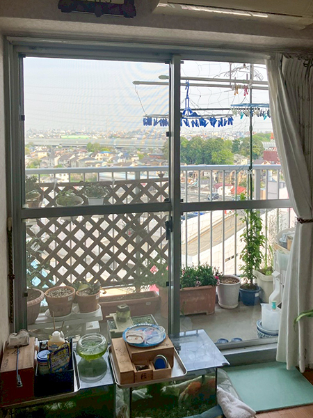 内窓リフォーム川口市マンション|beforeウチリモ設置前①