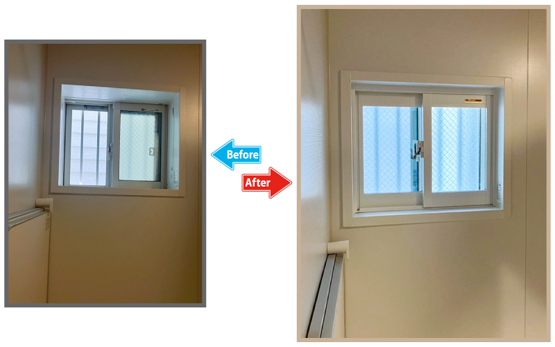 内窓の効果を実感し、2回目の追加設置工事をご依頼くださいました