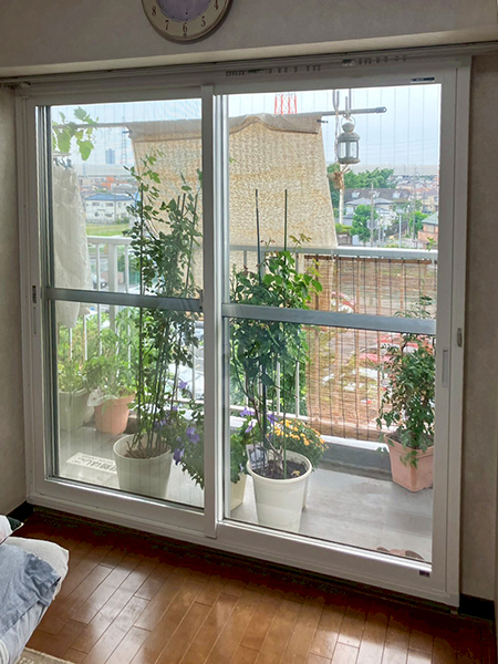 埼玉県川口市内窓リフォーム｜西日が強いので遮熱効果の高いガラスにしました