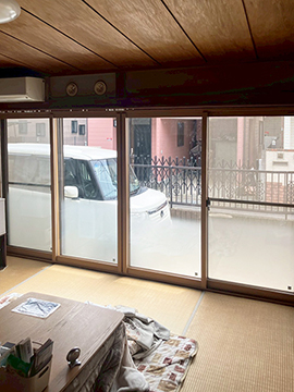 さいたま市西区|内窓設置後-防犯ガラス