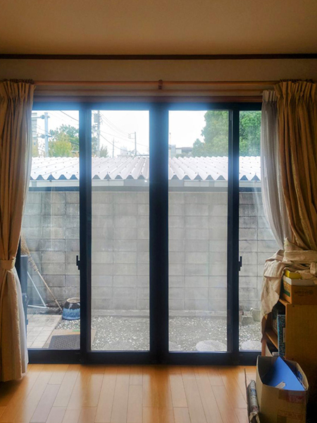 工事前｜埼玉県草加市内窓リフォーム｜４枚引違い