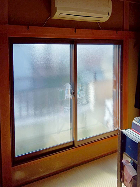 和室|施工事例|埼玉県川口市内窓リフォーム|断熱・防寒・防音対策で2階の窓に内窓設置希望