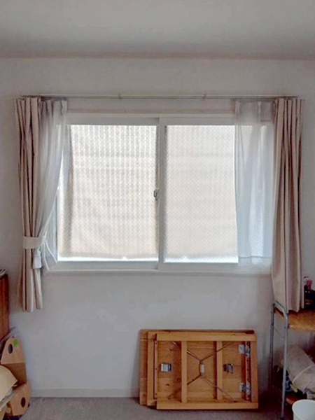 居室|施工事例|東京都中野区内窓リフォーム|国や都の補助金を利用し二重窓で断熱と防音対策