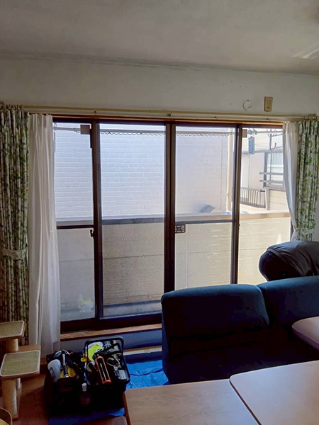 内窓施工事例-戸田市-工事前|リビング2
