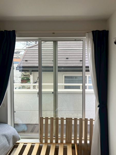 工事前-東京都小平市内窓設置リフォーム|寝室掃出し