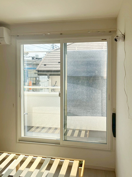 東京都小平市内窓設置リフォーム|施工事例-寝室掃出し