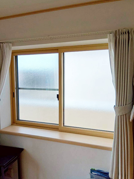 埼玉県越谷市内窓(二重窓)リフォーム｜洋室引違い窓③