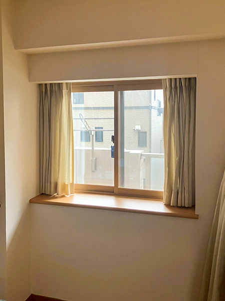 施工事例-埼玉県川口市内窓設置-マンションリビング腰窓