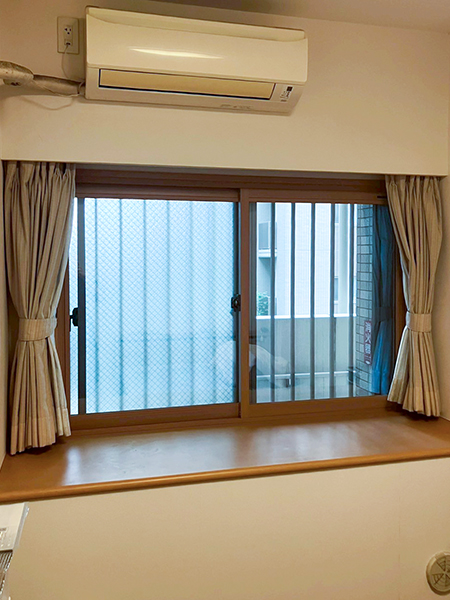 施工事例-埼玉県川口市内窓設置-マンション寝室