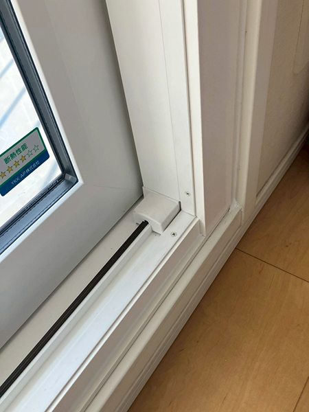 川口市断熱窓交換リフォーム施工後｜室内側下部