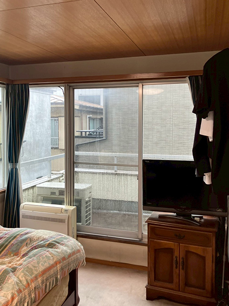 板橋区窓リフォーム施工前-3枚建引違い窓